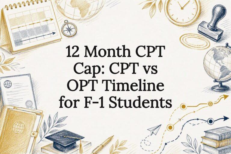 Read more about the article 12 Month CPT Cap: CPT vs OPT Timeline for F-1 Students